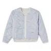 Converse (wmns)  Reversible Solid Color Sports Hoodless Padded Clothes Milk White In Blue