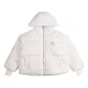 Converse (wmns)  Short Down Fill Puffer Hooded Jacket 'white'