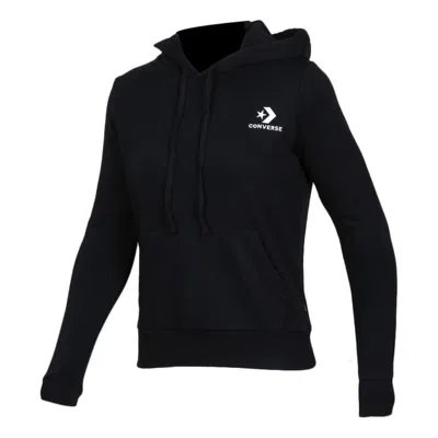 Converse (wmns)  Star Chevron Embroidered Pullover Hoodie 'black'