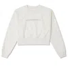 Converse (wmns)  Strip Wordmark Fleece Crew 'white'