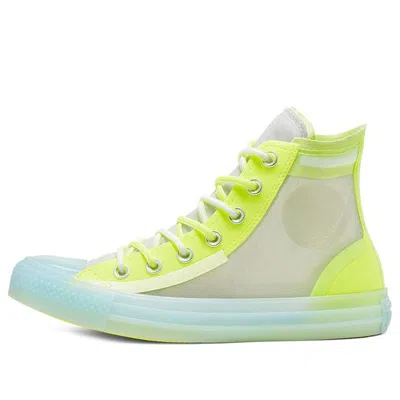 Converse (wmns)  Translucent Mesh Utility Chuck Taylor All Star High Top Volt-white 'yellow Blue Whit