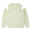 Converse (wmns)  Twisted Knits Cold Shoulder Top 'light Green'