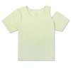 Converse (wmns)  Twisted Knits Slim Asymmetrical T-shirt 'green'