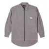 Converse (wmns) Pocket Os Woven Shirt Himalayan Salt Mlt In Black
