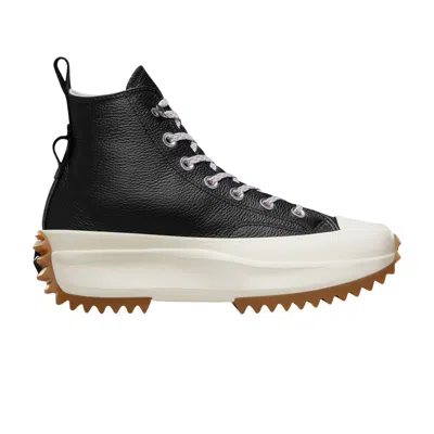 Pre-owned Converse Wmns Run Star Hike Platform High 'black Egret Gum'