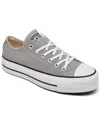 CONVERSE WOMEN'S CHUCK TAYLOR ALL STAR LIFT OX LOW TOP PLATFORM CASUAL SNEAKERS FROM FINISH LINE