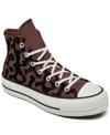 Converse Chuck Taylor All Star Lift Platform Sneakers In Bear Nap,black