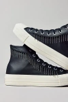 Converse Women's Chuck Taylor All Star Platform Western Glam Sneaker In Black/egret/silver, Women's At Urban 