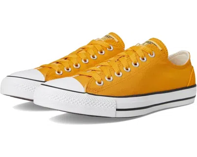 Converse Women's  Chuck Taylor All Star A12717f Sneaker Yellow Skate Shoes Hawk3004 In Orange