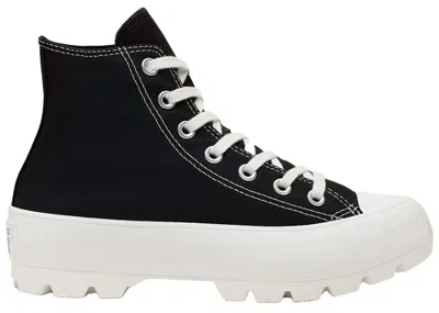 Pre-owned Converse Women's  Chuck Taylor All Star Lugged Hi Sneakers In Black/white