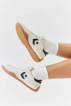 Converse Women's Run Star Trainer Sneaker In Egret/black/honey, Women's At Urban Outfitters In White