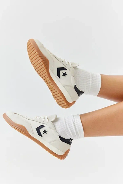 Converse Women's Run Star Trainer Sneaker In Egret/black/honey, Women's At Urban Outfitters In White