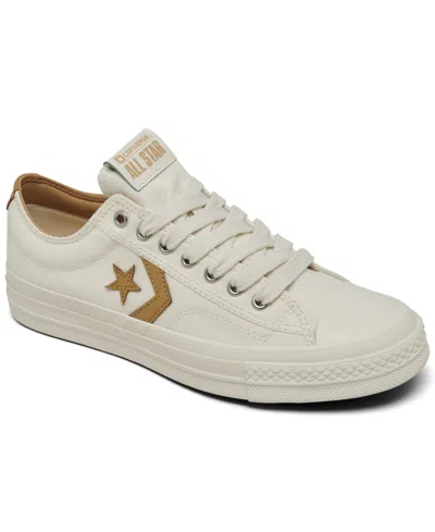 Converse Women's Star Player 76 Casual Sneakers From Finish Line In Egret,sandy