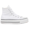 Converse White Chuck Taylor All Star Lift Platform High Sneakers In White/black