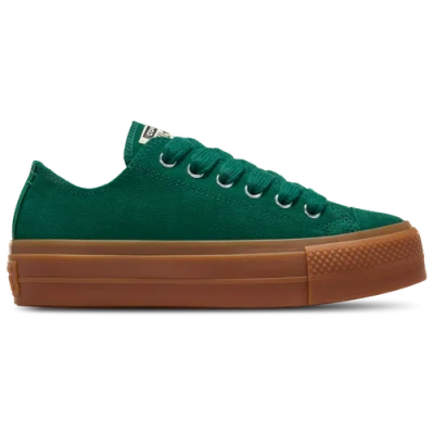 Converse Womens  Chuck Taylor All Star Lift Ox In Midnight Clover/gum Honey