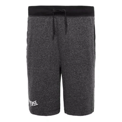 Converse Wordmark Knit Short 'grey' In Black