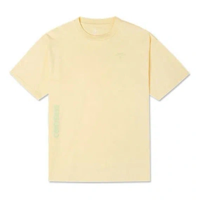 Converse Worldwide Class T-shirt 'yellow' In Gold