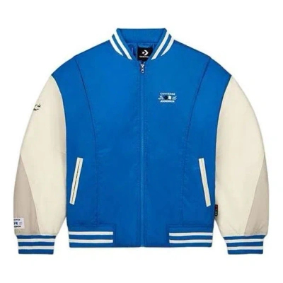 Converse X Ader Error Shapes Varsity Jacket 'cobalt' In Multi