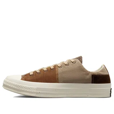 Converse X Beyond Retro Chuck 70 Low 'upcycled Corduroy' In Brown