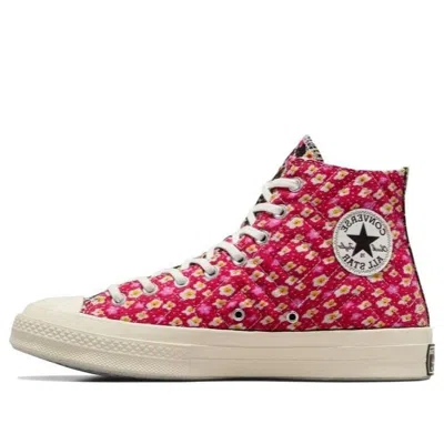 Converse X Beyond Retro Floral Chuck 70s High Top 'multi-color' In Red