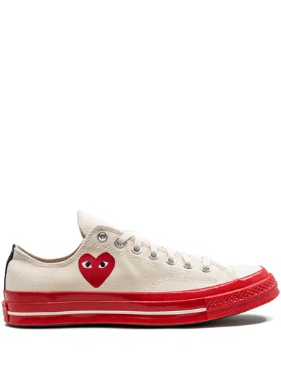 Converse X Cdg Chuck Taylor 70 Low Sneakers In Neutrals