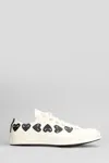 Converse X Comme Des Garãons Play Chuck 70 Cdg Low Sneakers In Beige