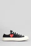 Converse X Comme Des Garãons Play Converse X Comme Des Garçons Play Chuck 70 Cdg Low Sneakers In Black