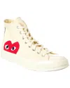 CONVERSE X COMME DES GARÇONS PLAY CANVAS HIGH-TOP SNEAKER