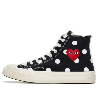 Converse X Comme Des Garcons Play Chuck 70 Hi 'black Polka Dot'