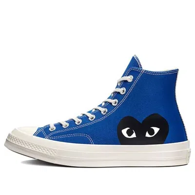 Converse X Comme Des Garcons Play Chuck 70 High 'blue Quartz' In Multi