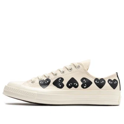 Converse X Comme Des Garcons Play Chuck 70 Low 'multi Heart - White Black'