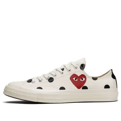 CONVERSE CONVERSE X COMME DES GARCONS PLAY CHUCK 70 LOW 'WHITE POLKA DOT'
