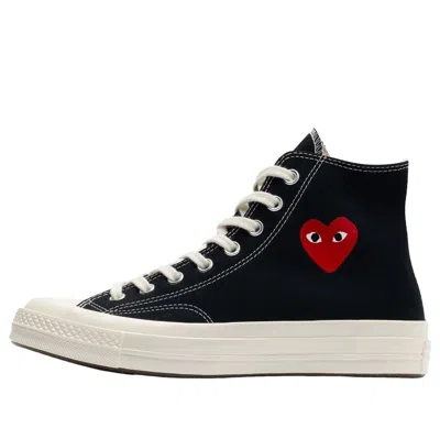 Converse X Comme Des Garcons Play Chuck Taylor All Star 70 Hi 'single Heart Black' In Multi