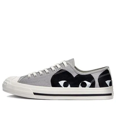 Converse X Comme Des Garcons Play Jack Purcell 'drizzle Black' In Multi