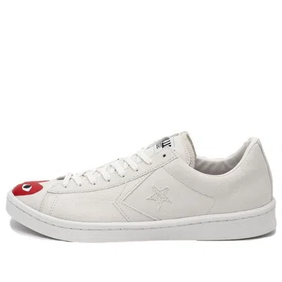 Converse X Comme Des Garcons Play Pro Leather 'white Red'
