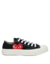 Converse X Comme Des Garçons Play Converse X Comme Des Garcons Play Low Top Low Top Sneaker In Black