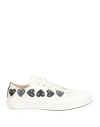 Converse X Comme Des Garçons Play Converse X Comme Des Garcons Play Low Top Low Top Sneaker In White