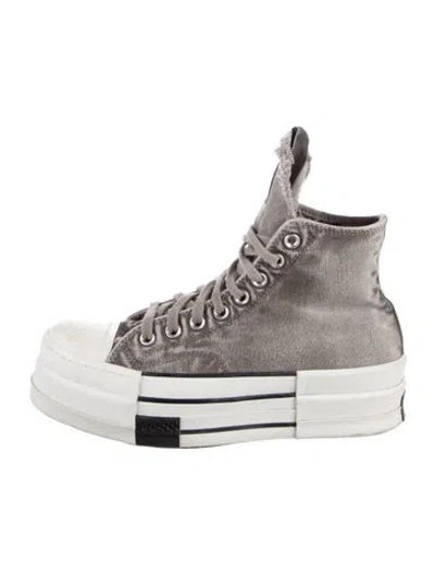 Pre-owned Converse X Drkshdw Canvas Sneakers In Black