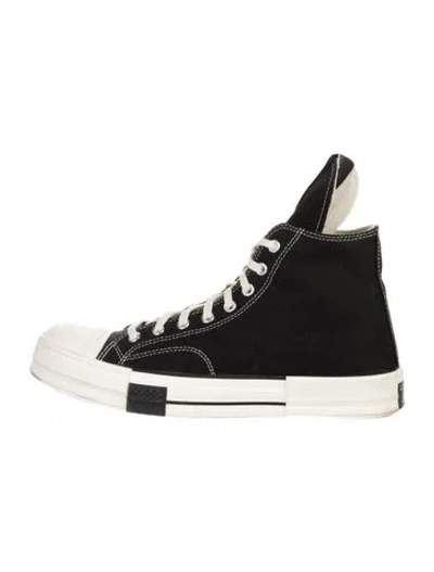 Pre-owned Converse X Drkshdw Canvas Sneakers In Black