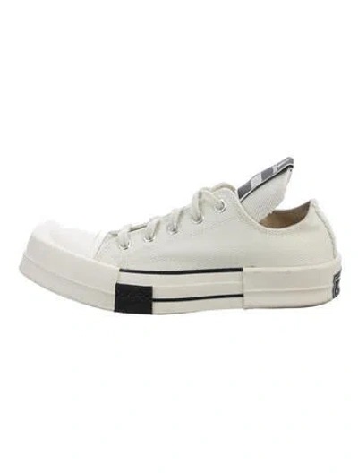 Pre-owned Converse X Drkshdw Canvas Sneakers In Neutrals