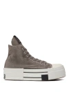 Converse X Drkshdw Woman Sneakers Dove Grey Size 9.5 Textile Fibers In Grey