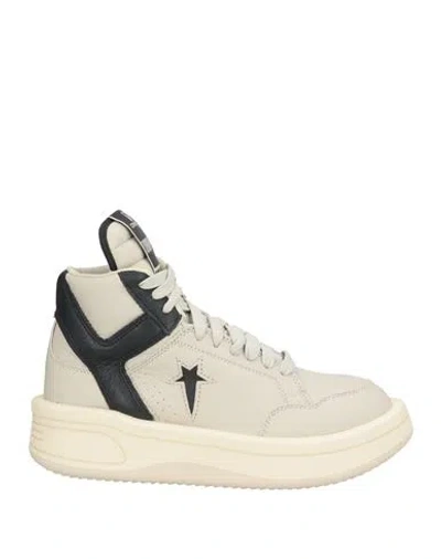 Converse X Drkshdw Turbowpn A06758c Woman Sneakers Light Grey Size 8 Leather In Gray