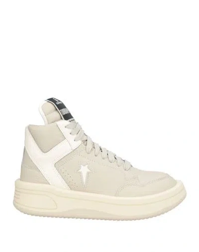 Converse X Drkshdw Turbowpn A10960c Woman Sneakers Light Grey Size 8 Leather In Gray