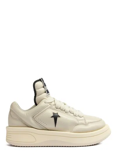 Converse X Drkshdw Turbowpn Leather Low-top Sneakers In Gold