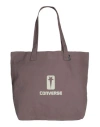 Converse X Drkshdw Logo Cotton Tote Bag In Grey