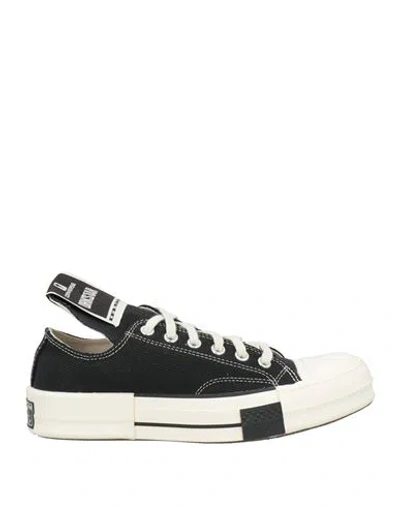 Converse X Drkshdw Woman Sneakers Black Size 9.5 Textile Fibers