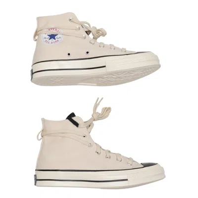 Pre-owned Converse X Essentials Fear Of God 167955c Chuck 70 Hi Nat Ivory Black M 6 W 8 In Natural/ivory/black