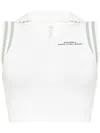 Converse X Feng Chen Wang Flocked-logo Polo Shirt In White