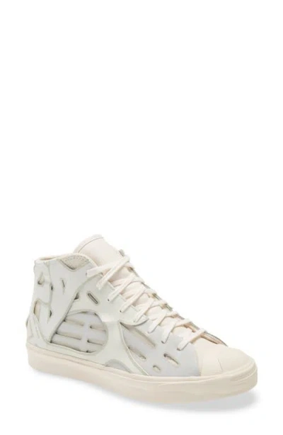 Converse X Feng Chen Wang Jack Purcell Mid Top Sneaker In White