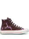 Converse X Golf Le Fleur Chuck 70 Hi "flames" Sneakers In 褐色